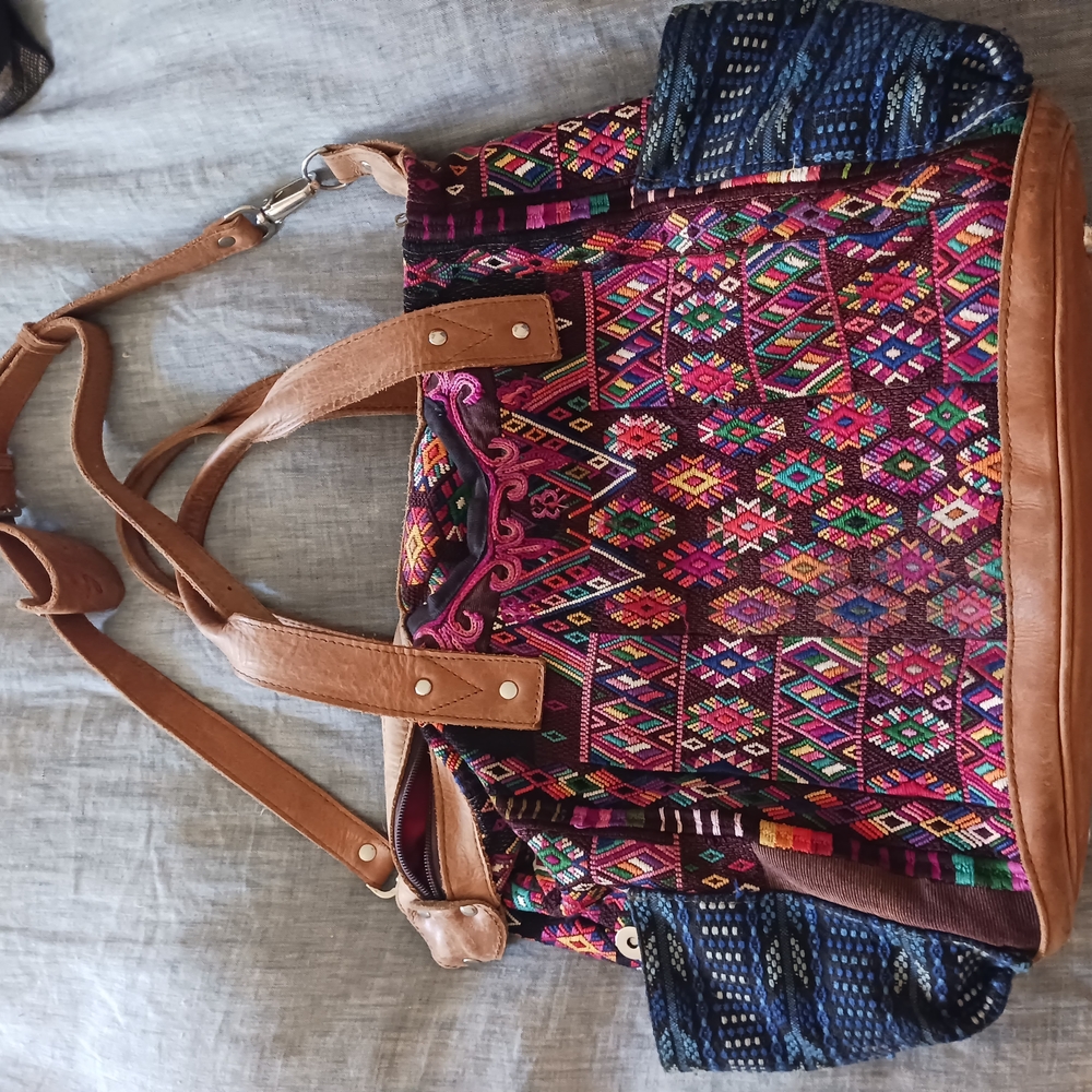 Nena And Co. Cross Body Bag Multicolor Patterned Women's Bag